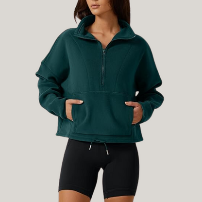 Francine™️ Varm sweatshirt i polarfleece