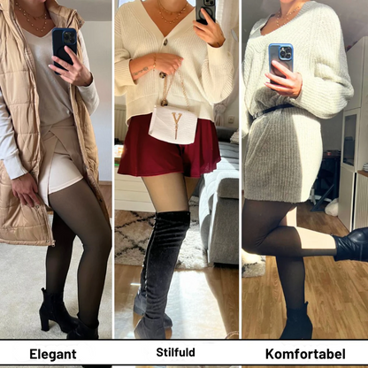 Freya | Fleece tights™ med stilfuld og behagelig søm