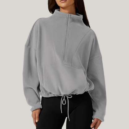 Francine™️ Varm sweatshirt i polarfleece